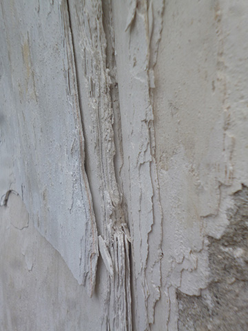 build up of layers of limewash